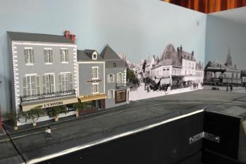 Rue gambetta, vers le pont sur la Creuse et rue  Victor Hugo