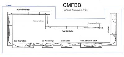 Plan de voies le tacot